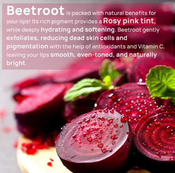 مرطب الشفاه الطبي Good Vibes Beetroot Plumping Lip Balm.
